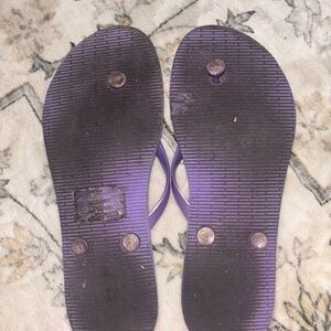 Women's Purple Flip Flops